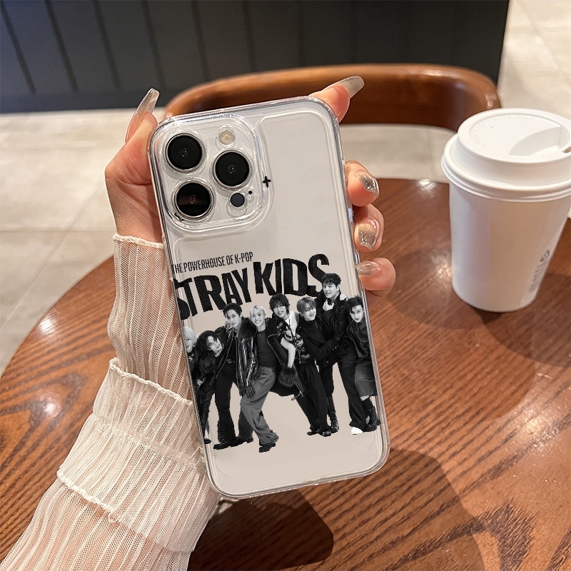Xo Phone Accessories - Casing HP TPU StrayKids untuk iPhone