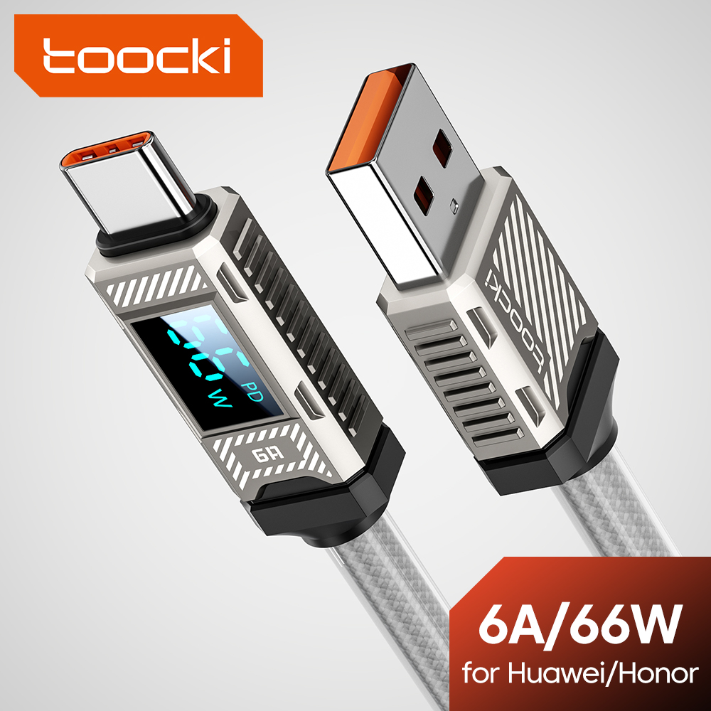 Usb Data Cable - Kabel USB C Toocki PD 66W