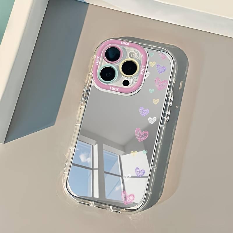 Xo Phone Accessories - Casing Handphone Cermin Rias Hati Cantik