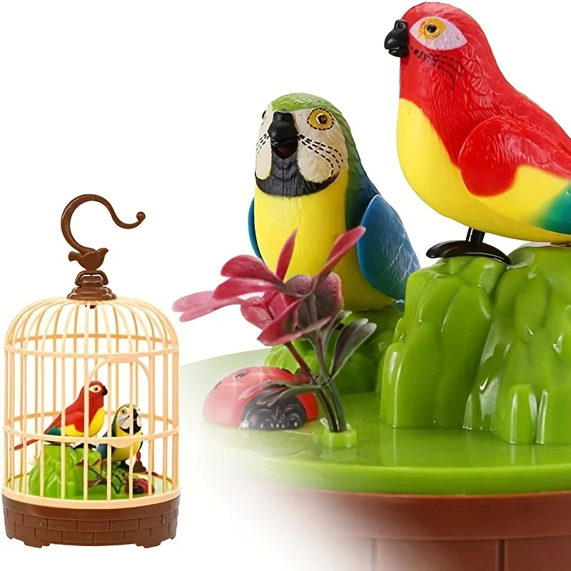 Phone Accessories Baby - Mainan Sangkar Burung Induksi Yang Diaktifkan