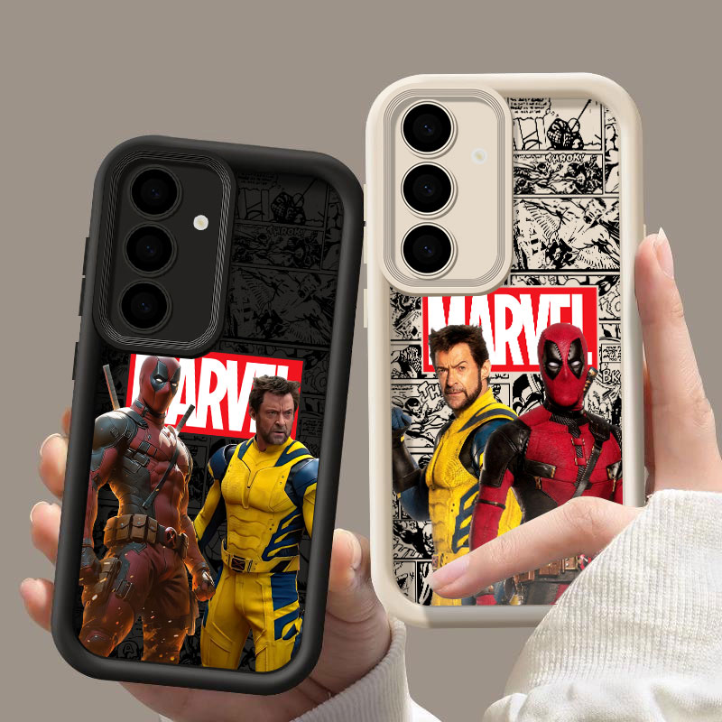 Samsung Galaxy S24 - Casing Marvel Deadpool dan Wolverine untuk