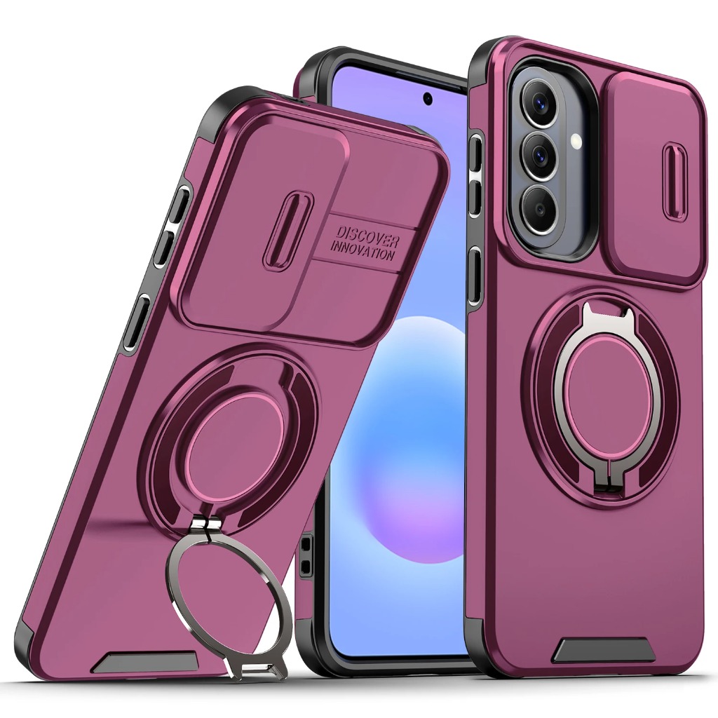 Phone Accessories Popsocket - Casing Ponsel Armor dengan Penyangga Cincin