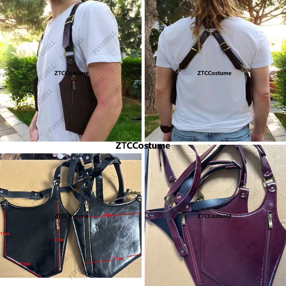 Phone Accessories Europe - Tas Bahu Kulit Abad Pertengahan Steampunk