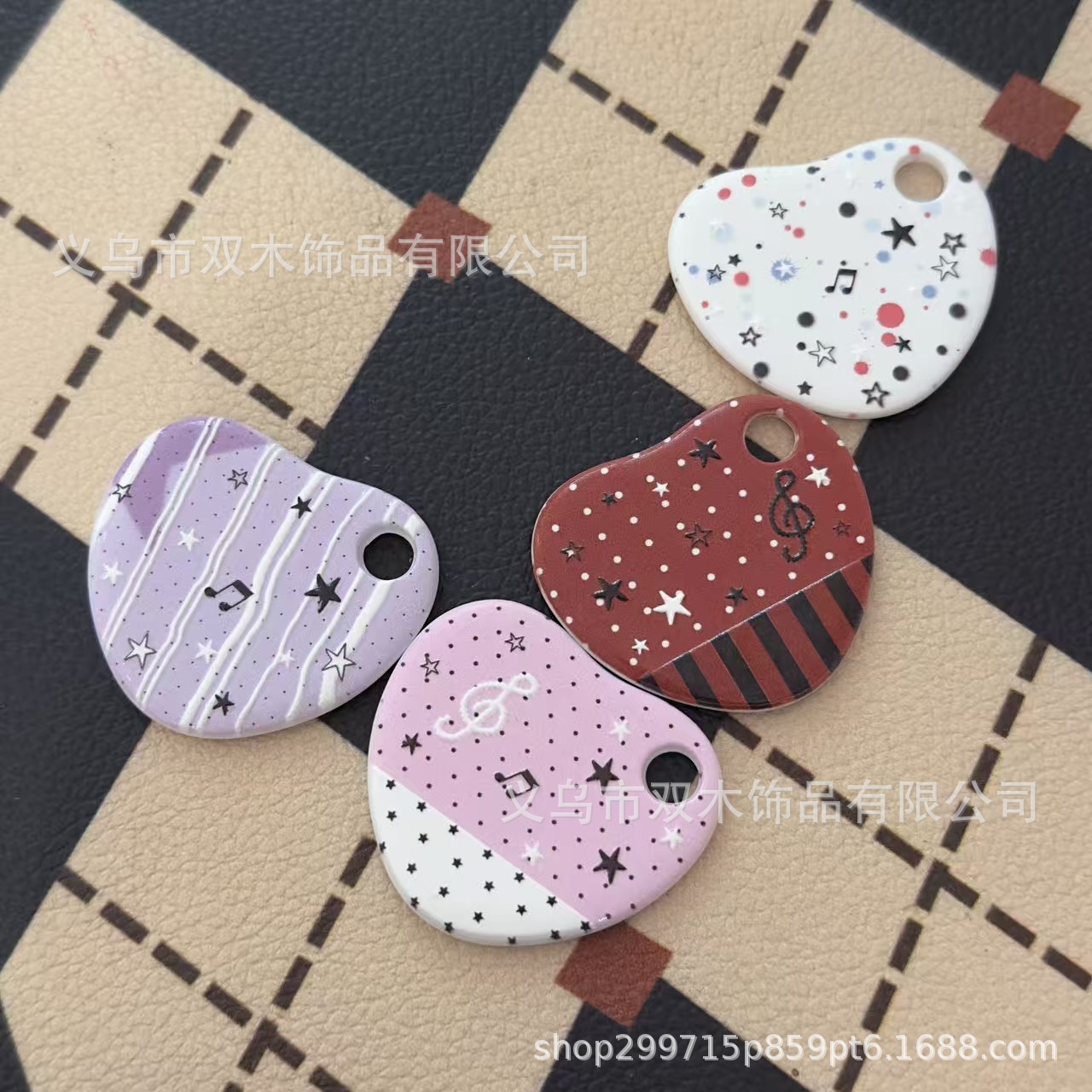 10 buah manik-manik cetak reli - Phone Accessories Chain ulasan dan harga