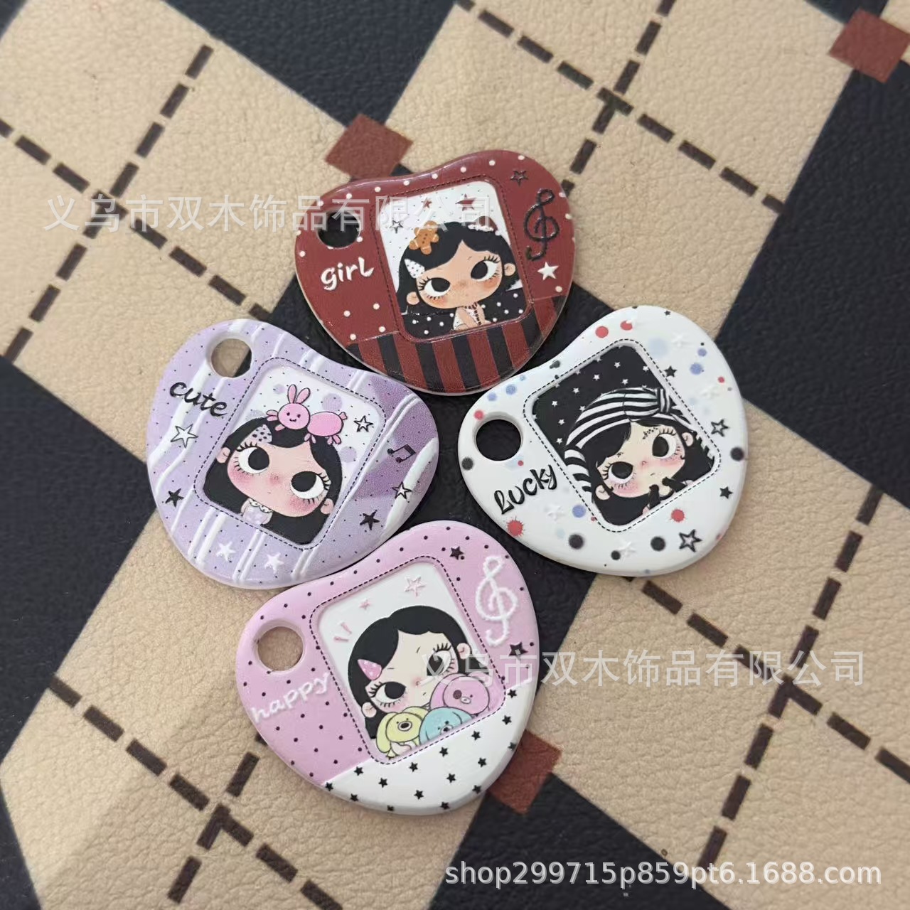 10 buah manik-manik cetak reli - Phone Accessories Chain ulasan dan harga