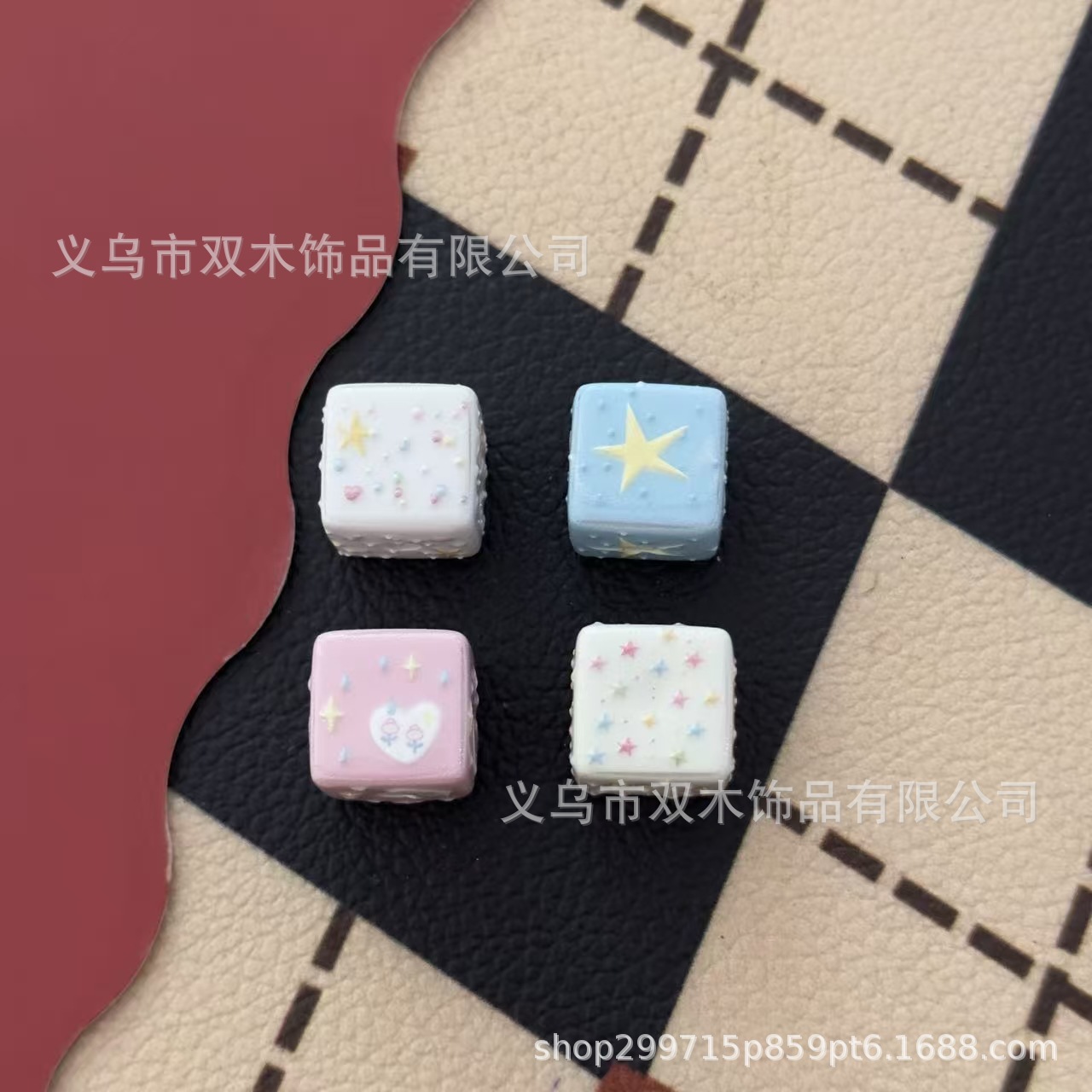 10 buah manik-manik persegi be - Phone Accessories Chain ulasan dan harga