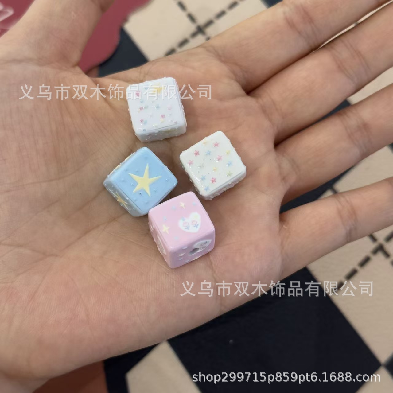 10 buah manik-manik persegi be - Phone Accessories Chain ulasan dan harga