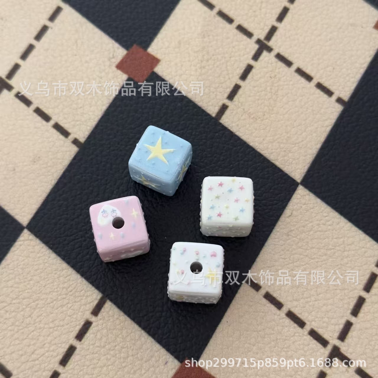 10 buah manik-manik persegi be - Phone Accessories Chain ulasan dan harga