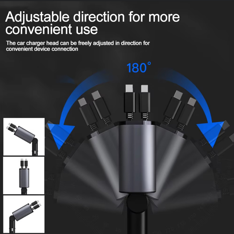 Adaptor pengisi daya mobil 120 - Usb Data Cable ulasan dan harga