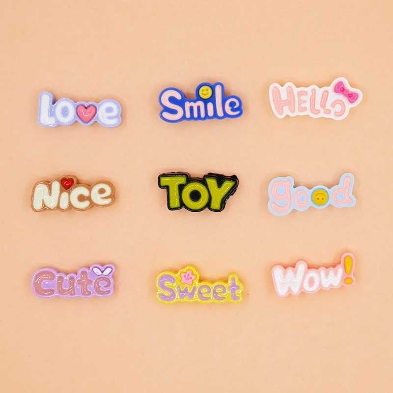 10 buah lucu datar belakang Wo - Phone Accessories Baby ulasan dan harga