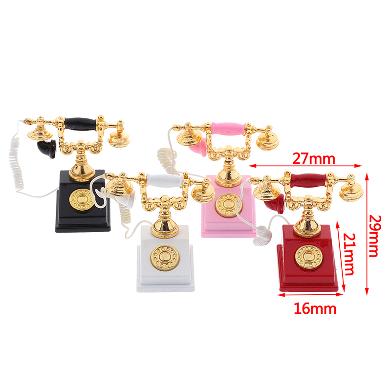 1 Buah 1:12 Miniatur Telepon A - Phone Accessories Europe ulasan dan harga