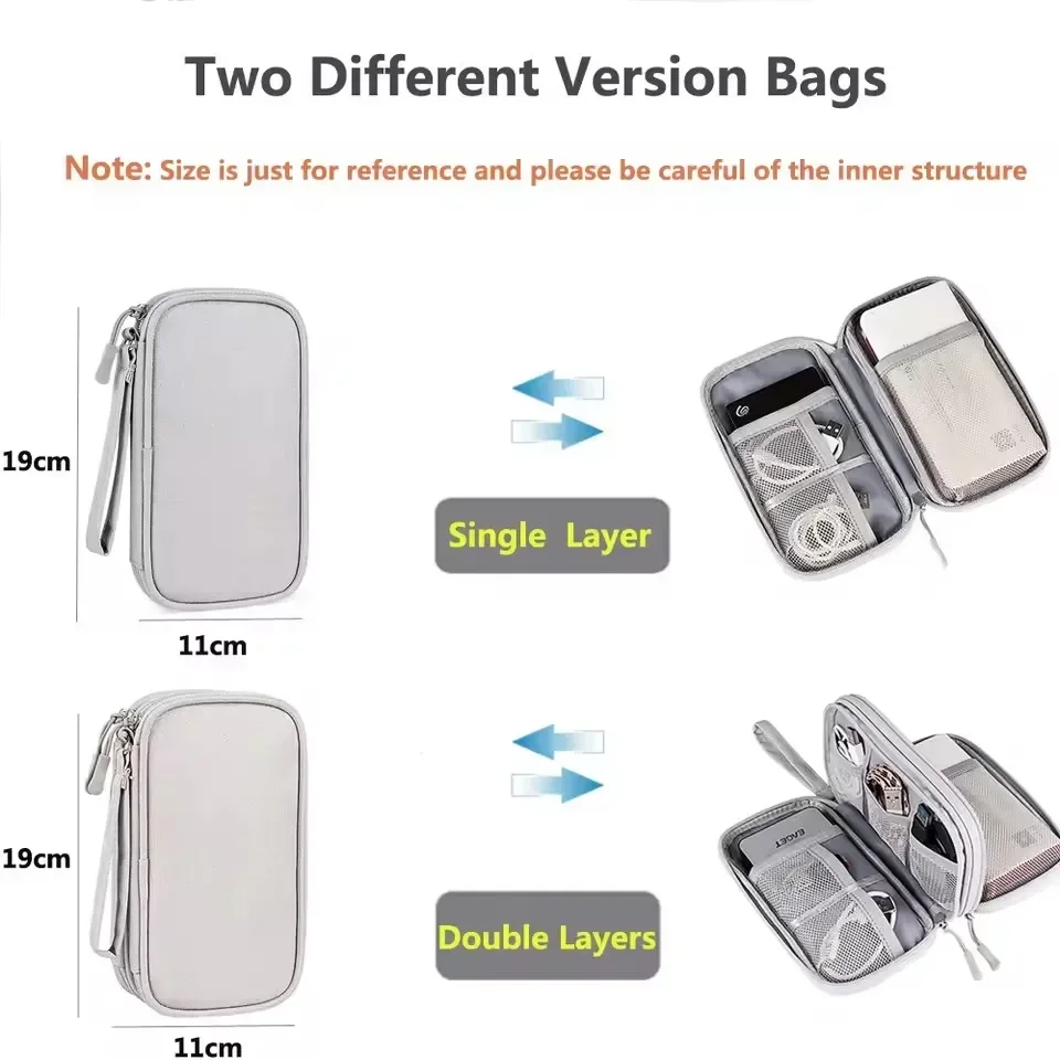 Tas Kabel Perjalanan, Kantong  - Usb Data Cable ulasan dan harga