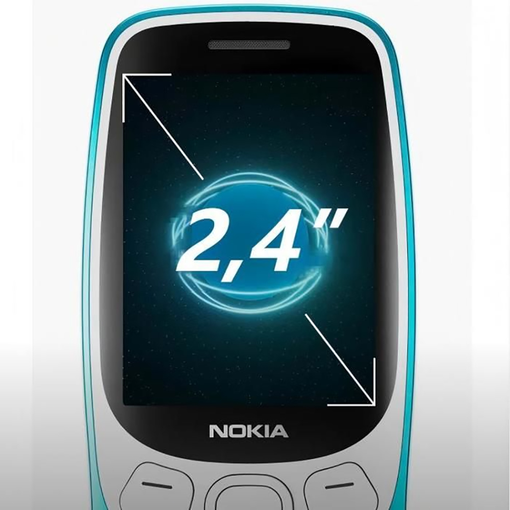 Ponsel Nokia 3210 4G 2SIM Blue - Phone Accessories Display ulasan dan harga